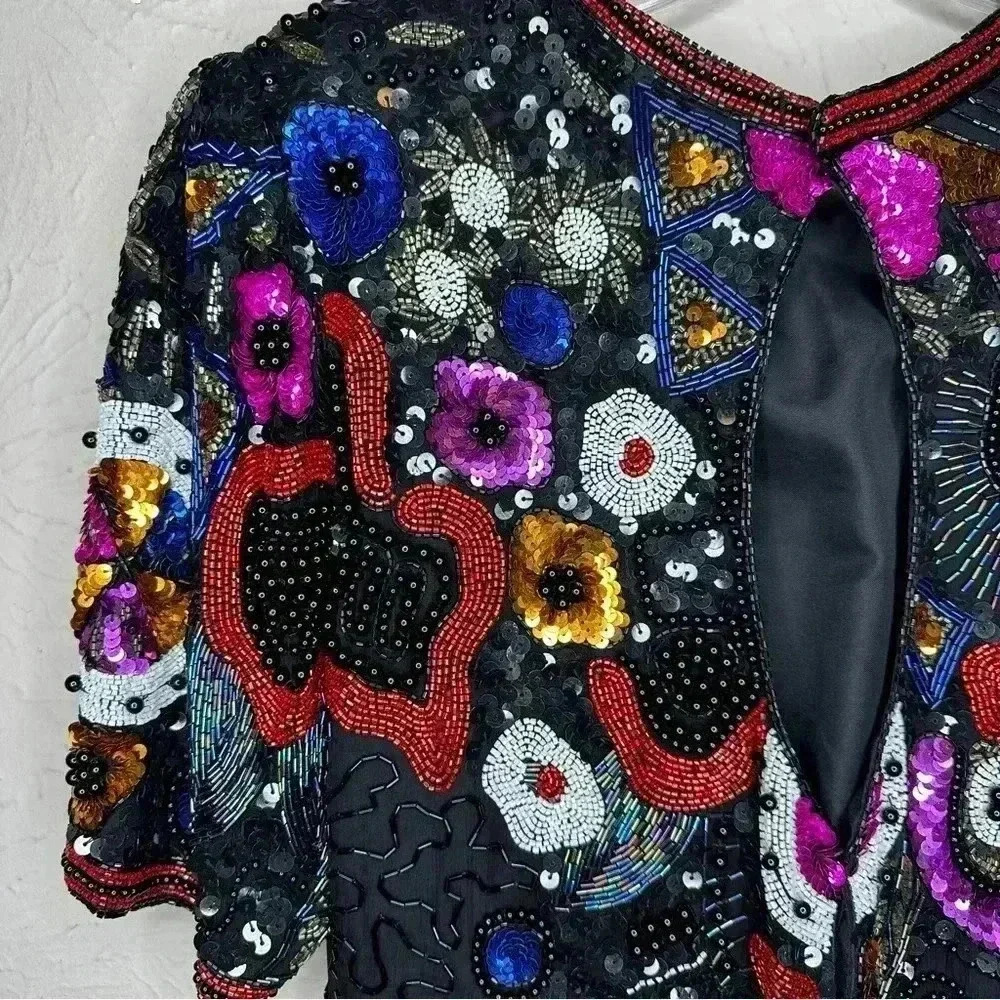 Scala vintage beaded dress - Picture 13 of 15